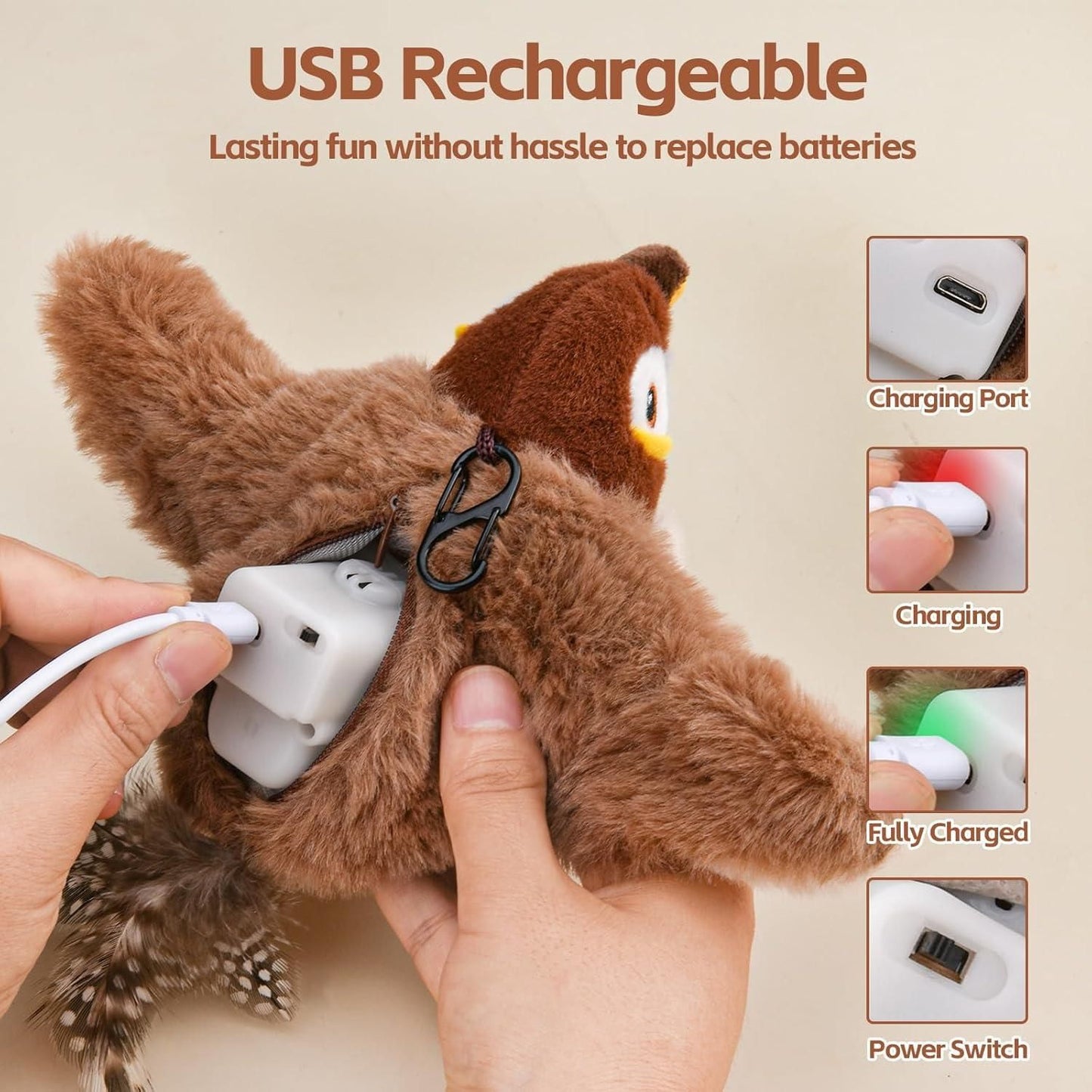 FLAPPING CAT TOY