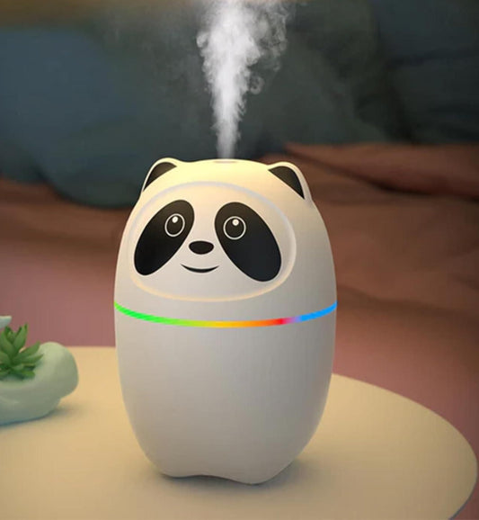Mini Cute Panda Cool Mist Humidifier for Room Moisture